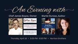 RESCHEDULED! An Evening with James Boyce & Martie Duncan!!!