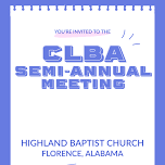 CLBA Semi-Annual Worship Celebration — Colbert Lauderdale Baptist Association