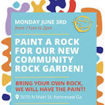 PAINT A ROCK FOR KENNESAW COFFEE CO's COMMUNITY ROCK GARDEN      