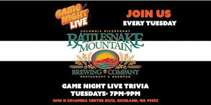 Game Night Live at Rattlesnake Mountain Brewing Co!