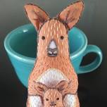 Kangaroos Embroidery Class Critters —Part 2