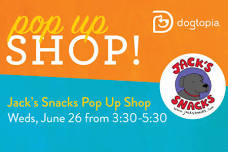 Jack’s Snacks Pop Up Shop!