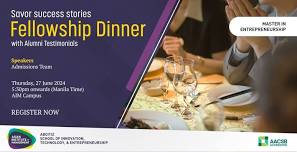 Master in Entrepreneurship: Fellowship Dinner