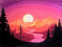 Paint Nite: Sunset Silhouette III