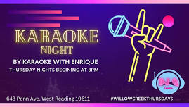 Karaoke Thursdays @ Willow Creek