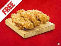 Get Free 3 Piece Strips on a Cart Value Of Rs.499 Or More (Offer Available Friday Only) - by Kfc