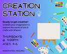 Creation Station (Ages 4-6)