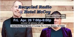 Recycled Radio at Hotel McCoy