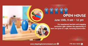 Stepping Stone Montessori School - Open House