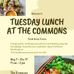 Tuesday Lunch at The Commons