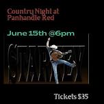 June 15 Country Night with Steve Starkey at Panhandle Red