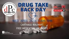 Spring Medication Drug Take Back Day