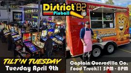 Tilt'n Tuesday Pinball Event & Food Truck