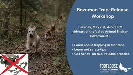 Bozeman Trap-Release Workshop: Protect Your Pets on Montana's Public Lands