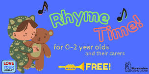 Rhyme Time at  Coleshill Library. Drop In, No Need to Book.