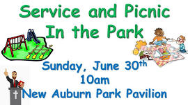 Service and Picnic In the Park