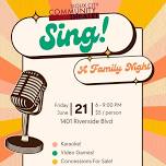 Sing! A Family Night!