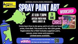 Spray Paint Art Workshop-with Chris Bell