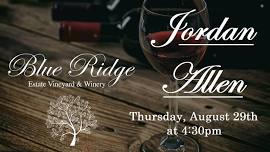 Jordan Allen at Blue Ridge Winery