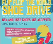 Annual FLIP FLOP THE WORLD SHOE DRIVE 2024