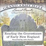 Reading the Gravestones of Early New England