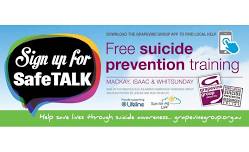 safeTALK suicide prevention training - MACKAY