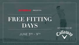 Free Golf Fitting Days Sponsored by Callaway