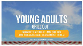 Young Adults Grill Out