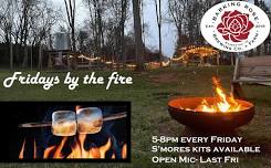 Fridays by the fire at Barking Rose Brewing Co.