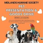 Midlands Human Society Presentation & Goods Drive