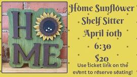 Home Sunflower Shelf Sitter