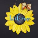 Sunflower Door Hanger