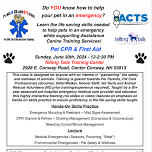 Pet First Aid & CPR  — ACTS - Assistance Canine Training Services