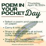 Poem in Your Pocket Day