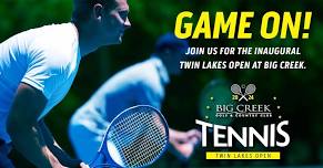 Twin Lakes Open - Doubles Tennis Tournament at Big Creek