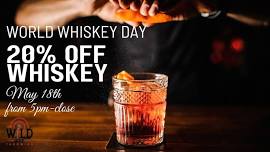 20% off Whiskey for World Whiskey Day