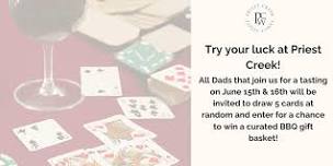 Father's Day Poker Hand at Priest Creek