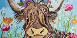 Paint Night for Adults (18+ yrs.)- BLOOMING BESSIE