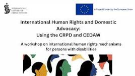 International Human Rights and Domestic Advocacy: Using the CRPD and CEDAW