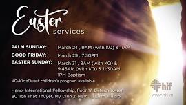 EASTER SERVICES