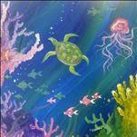 Colorful Coral and Sea Creatures