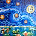 Sip & Paint pARTy: Starry Water Lilies