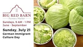 German Immigrant Culture Day : Big Red Barn Farmers Market