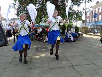 Fleet Morris and Borderline Morris dancing at The Tally Ho Eversley RG27 0RR