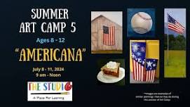 Summer Art Camp #5 - Americana (ages 8-12)