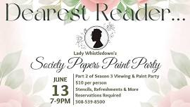 Society Papers Paint Party ️