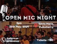 'Open Mic Night' in Pondicherry by 'Music and Mayhem' on 26th May, 2024