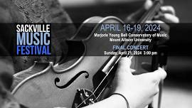 Sackville Music Festival: Final Concert