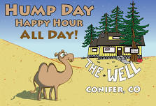 Happy Hump Day!  Happy Hour all day!