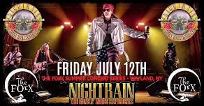 The Guns N Roses Tribute Experience NIGHTRAIN - The FOrX - Wayland, NY